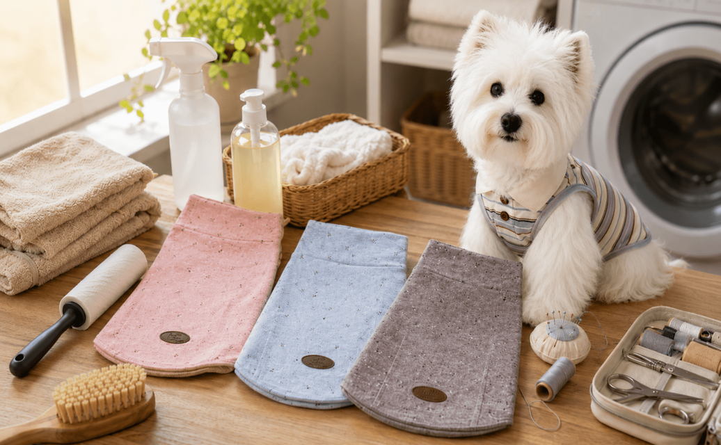 Dog Apparel Cleaning & Repair Tips
